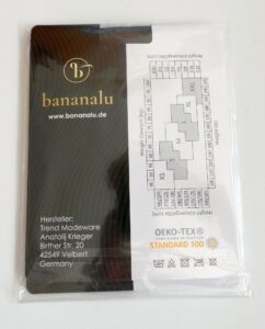 Bananalu - Verpackung Rückseite